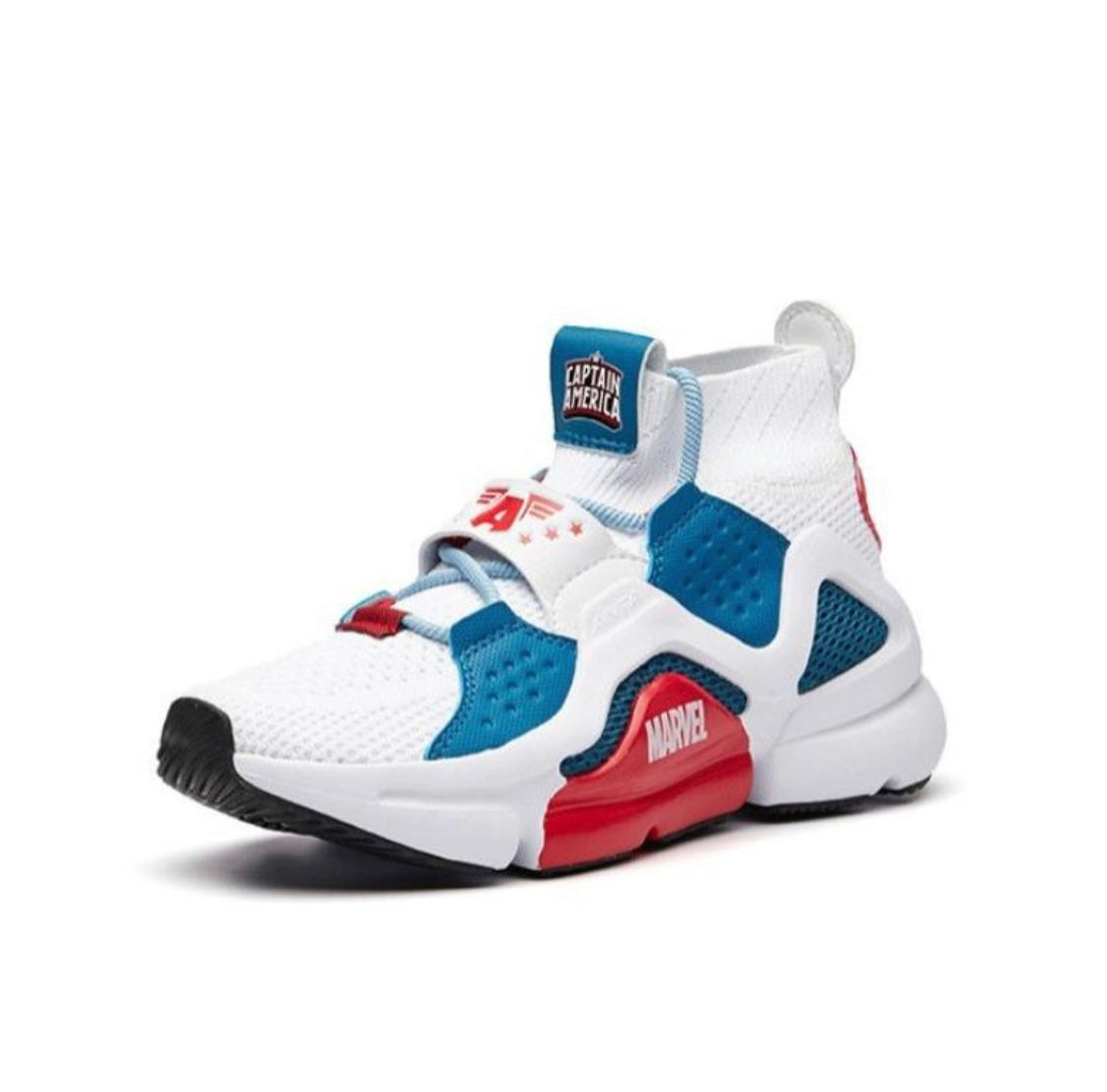 Anta Marvel Captain America Running Shoes White / Blue | HZS610254