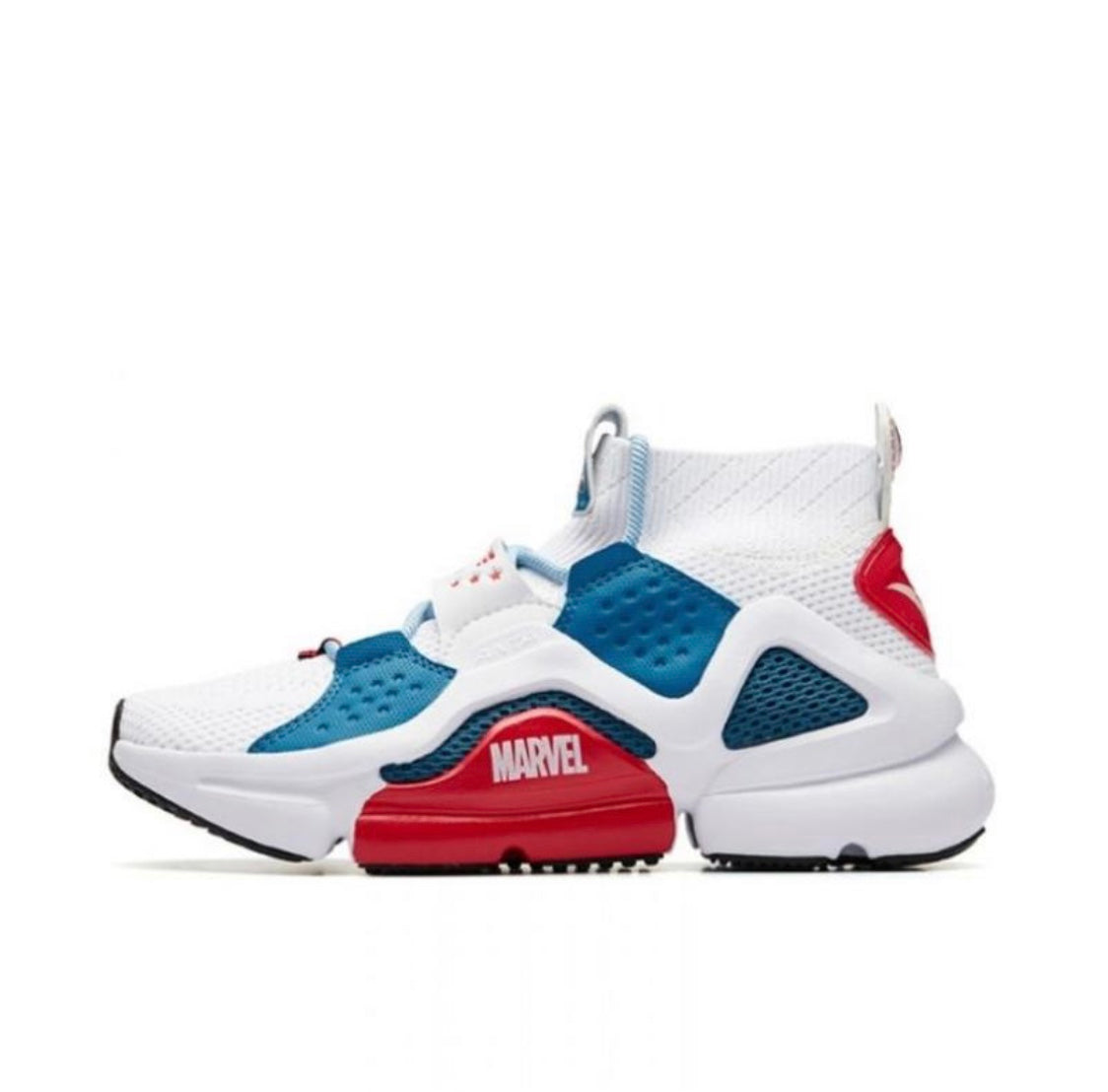 Anta Marvel Captain America Running Shoes White / Blue | HZS610254