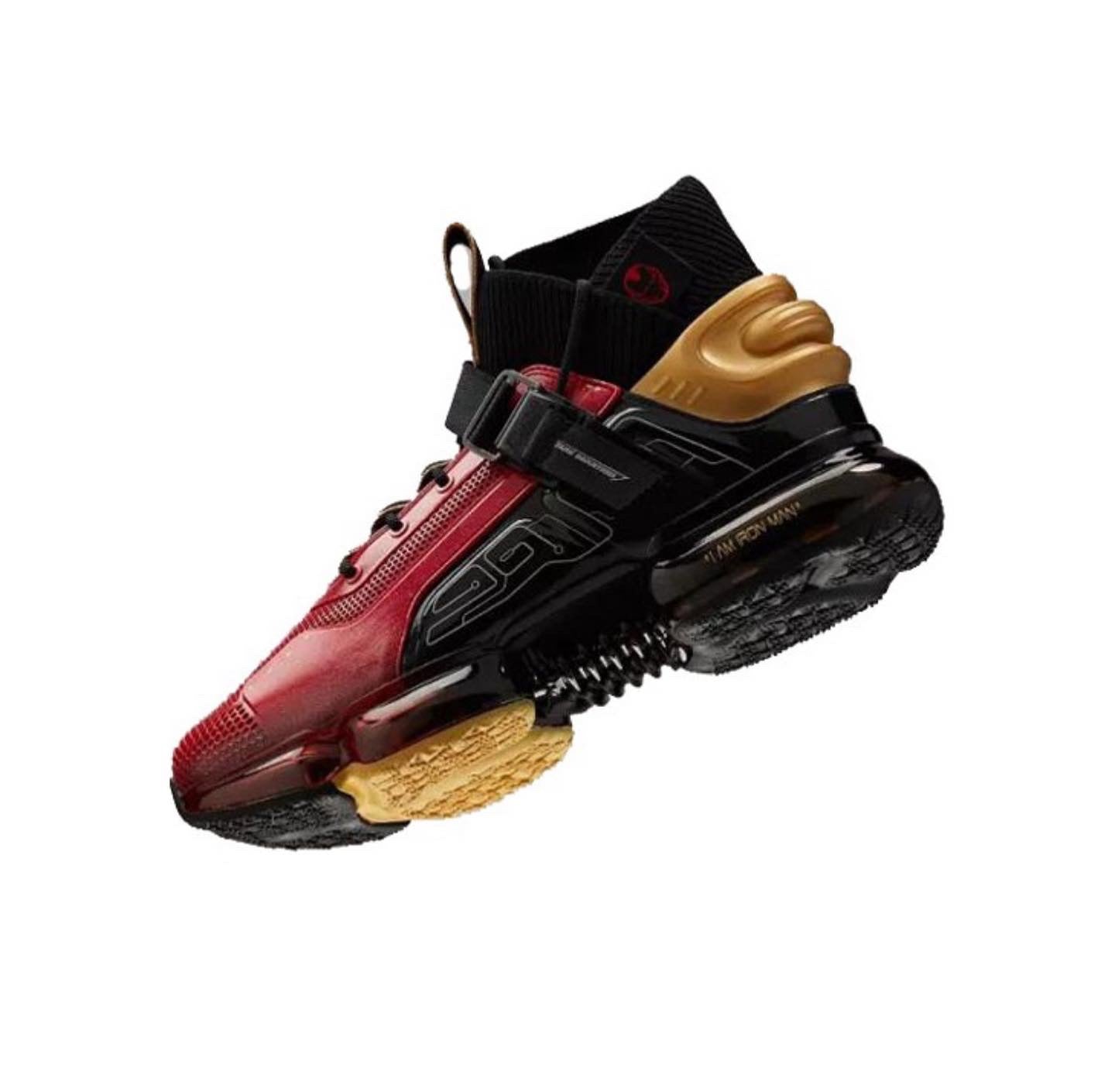 Anta Marvel “Iron Man” High Running Shoes Red | OJQ069814