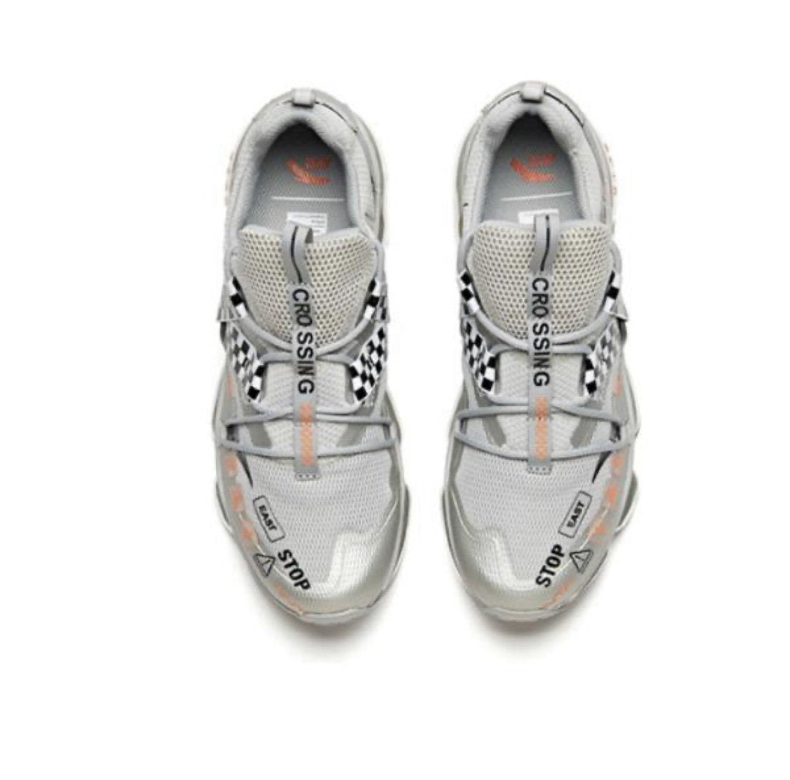 Anta NASA SEEED Air Cushion Silver Running Shoes Grey | YBU807641