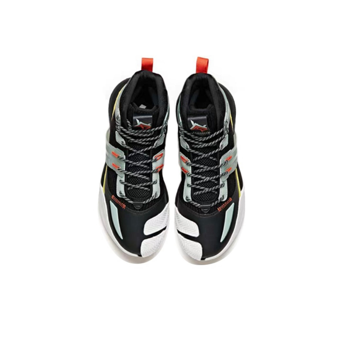 Anta Quick Fight 4 High Basketball Shoes Black / Green | CIK673084