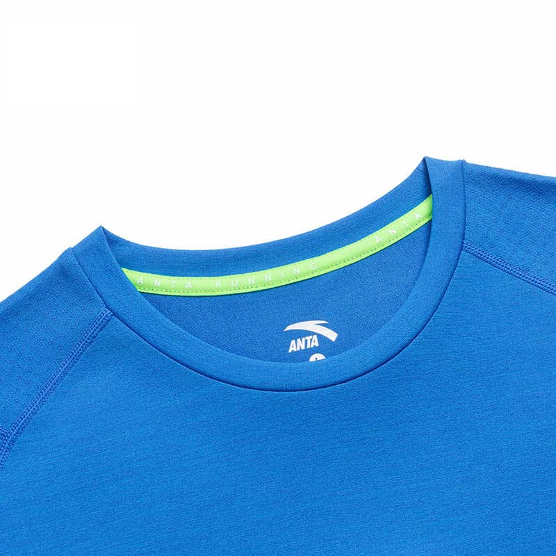 Anta Running T-shirt Blue | TGM614059