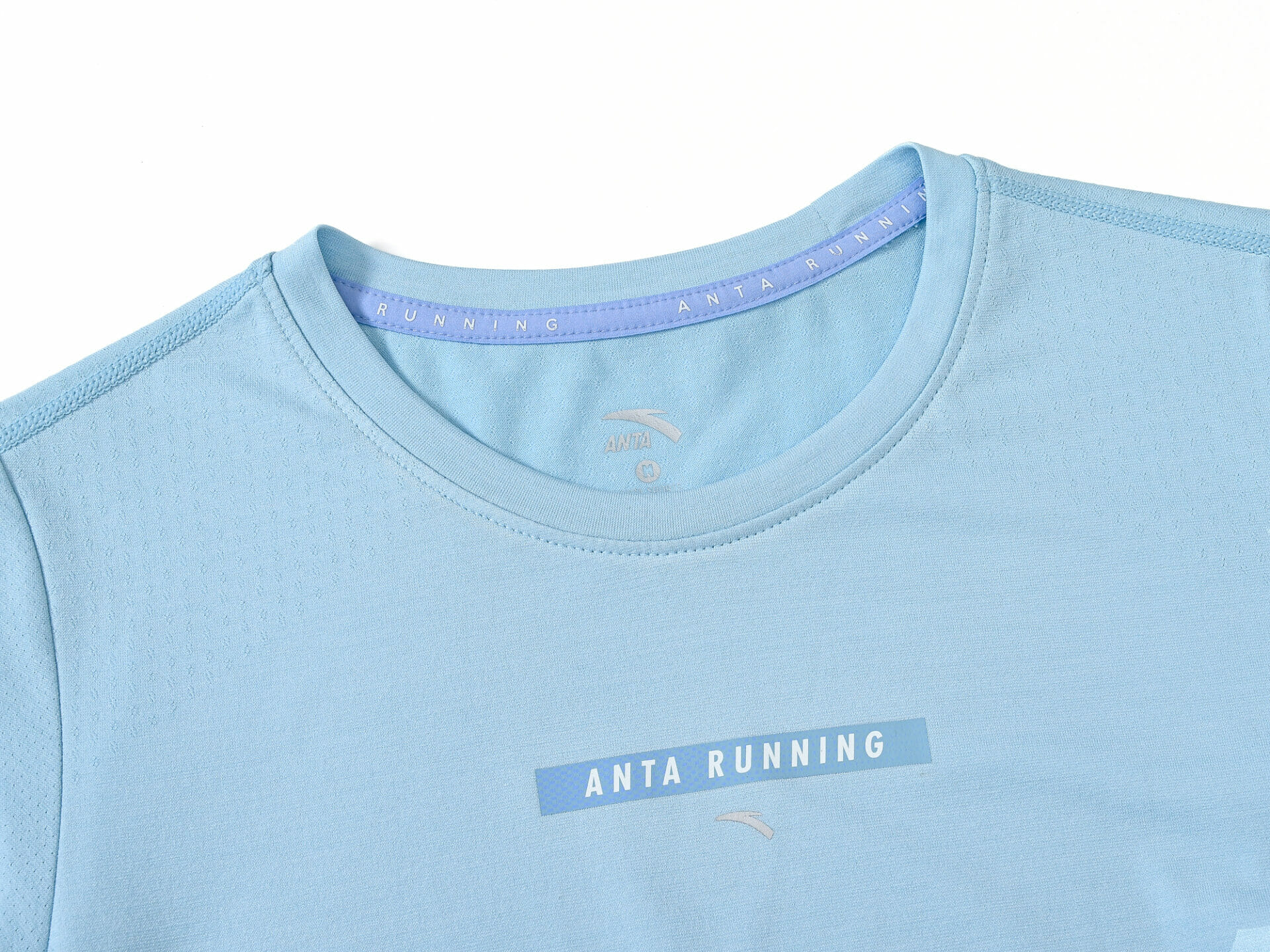 Anta Running T-shirt Light Blue | GZR475960