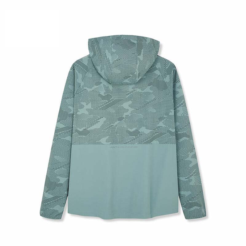 Anta Running Woven Track Jackets Green Grey | RIB750618