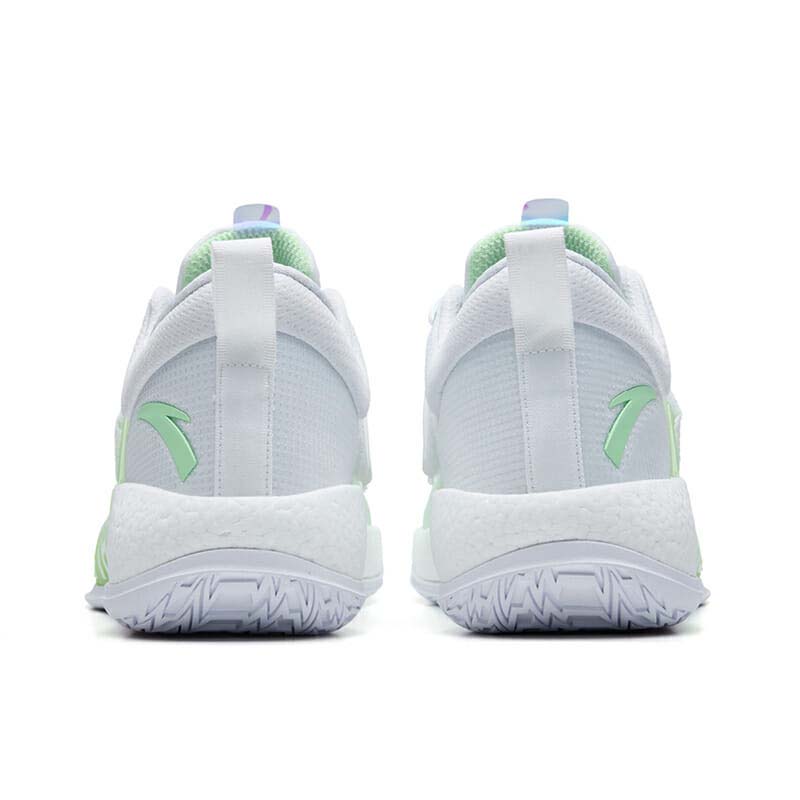 Anta SWEEP 4 Basketball Shoes White / Green | ZEO813904