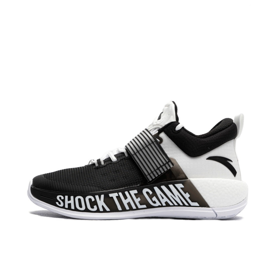 Anta Shock Sweep 4 Wear-resistant Breathable Basketball Shoes Black / White | APQ329501