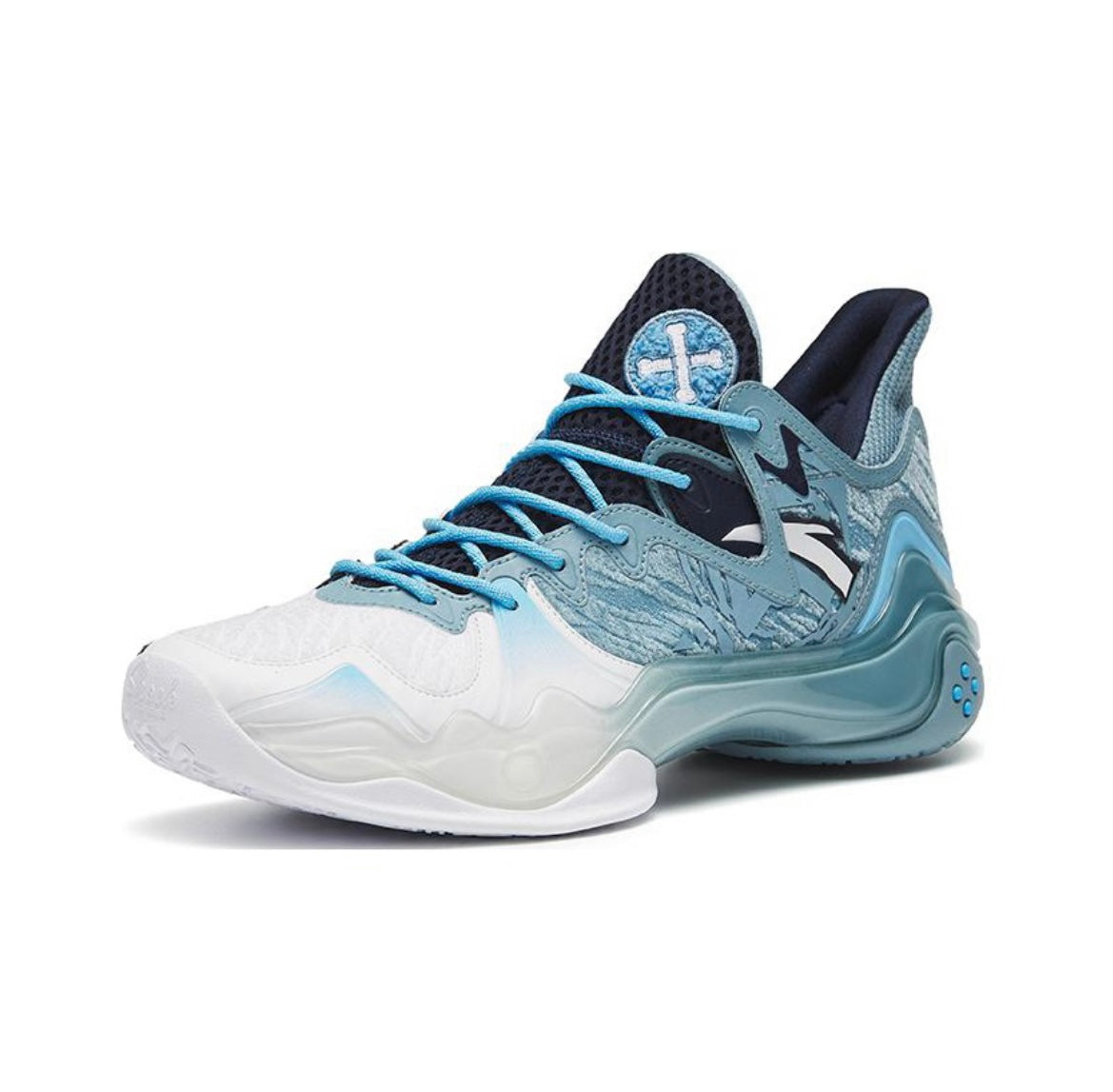 Anta Shock The Game 6.0/Shock Wave 4 Basketball Shoes Blue / Balck / White | OPT891042