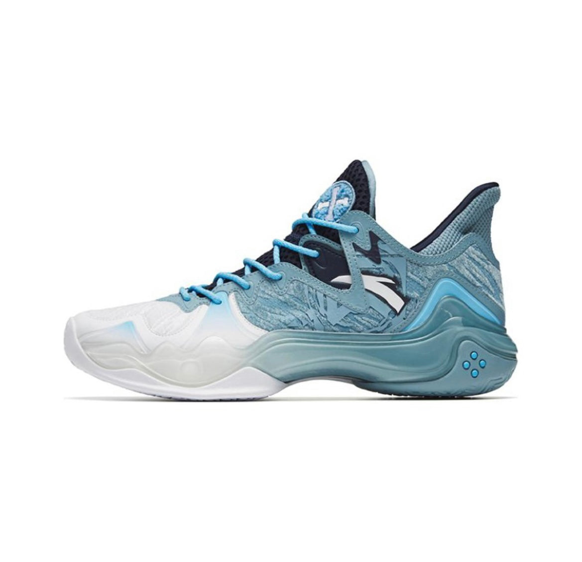 Anta Shock The Game 6.0/Shock Wave 4 Basketball Shoes Blue / Balck / White | OPT891042