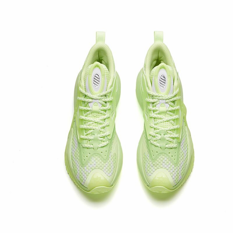 Anta Shock Wave 3.0 Basketball Shoes Green | CQX142865