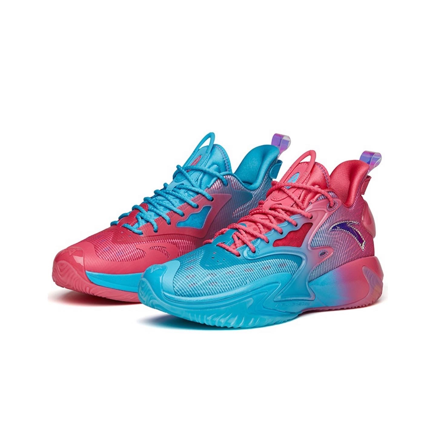 Anta Shock Wave 3 Basketball Shoes Blue / Red | AKY752961