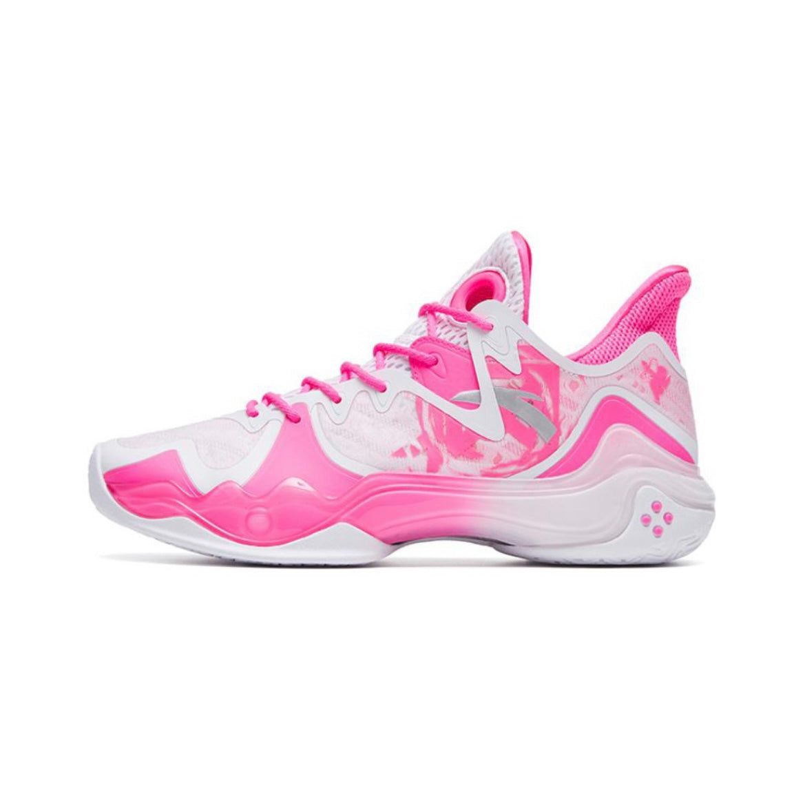 Anta Shock Wave 4 Basketball Shoes Pink / White | EZH326419