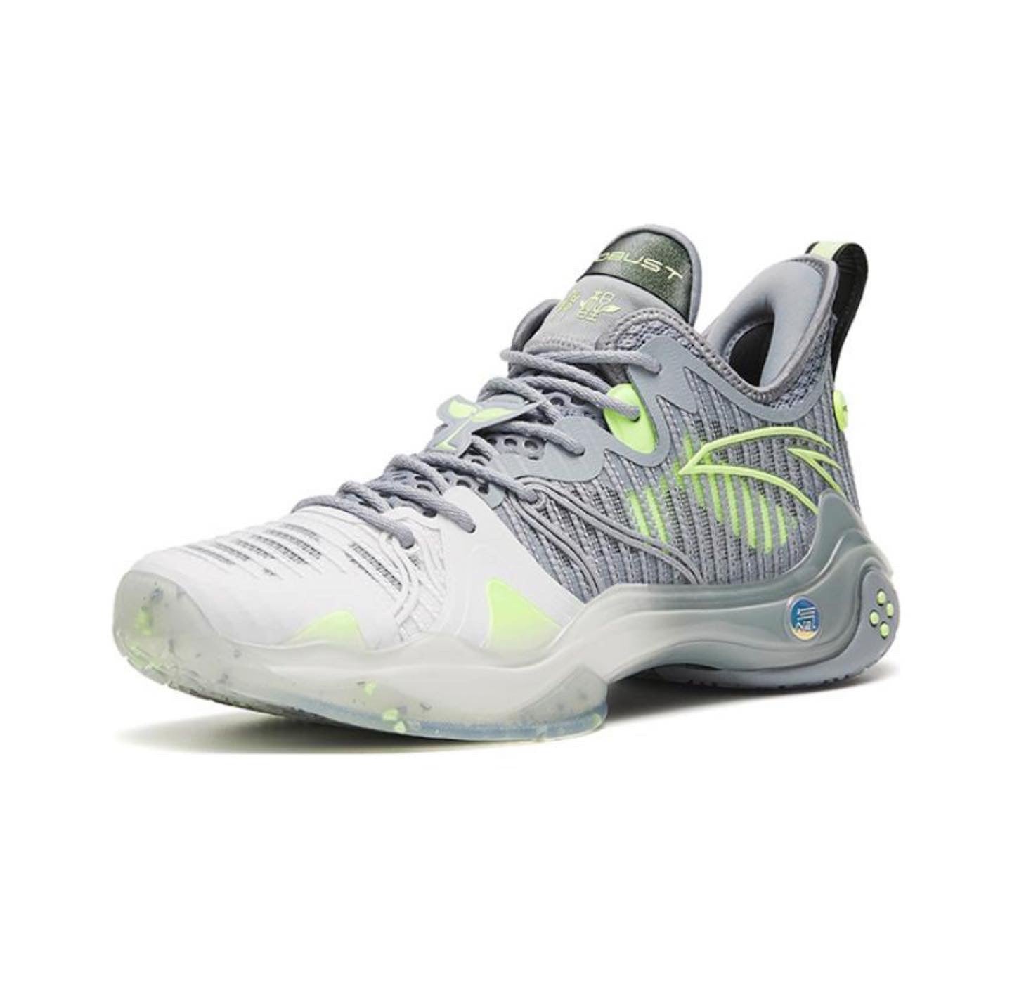 Anta Shock Wave 4 Pro Basketball Shoes Grey | YEP524639