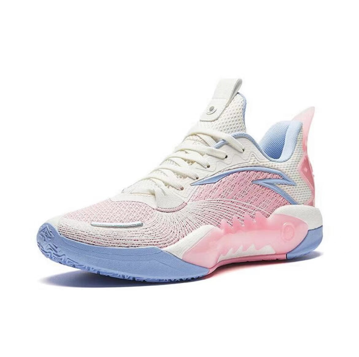 Anta Shock Wave 5 TD V2 Basketball Shoes White / Pink | CTY508673