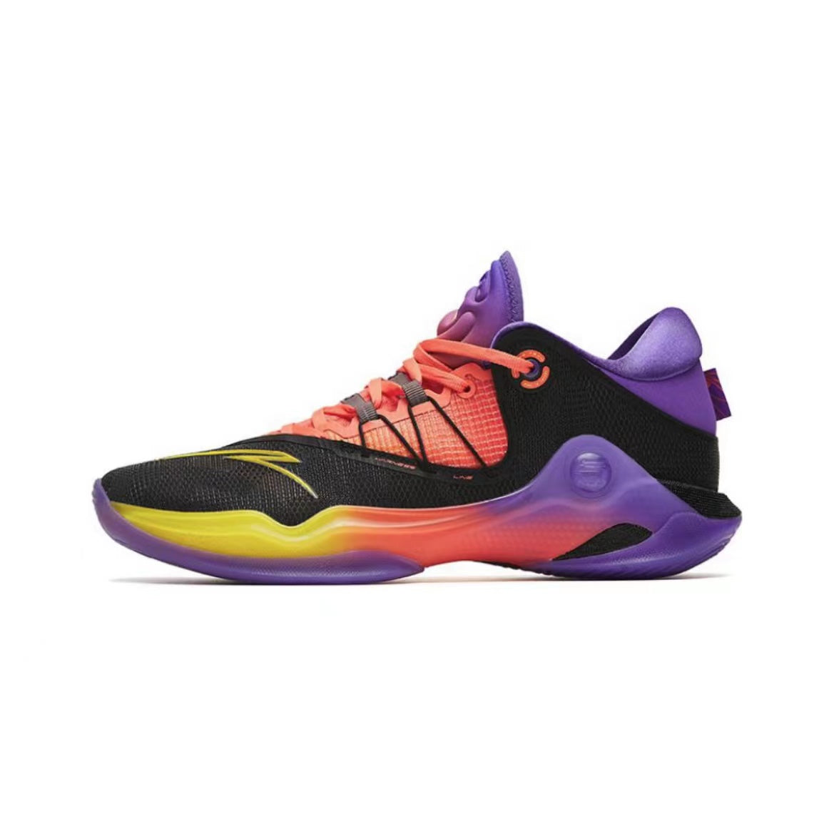 Anta Skyline 1 Nitrogen Tech Pro Basketball Shoes Black / Purple | TGL031485