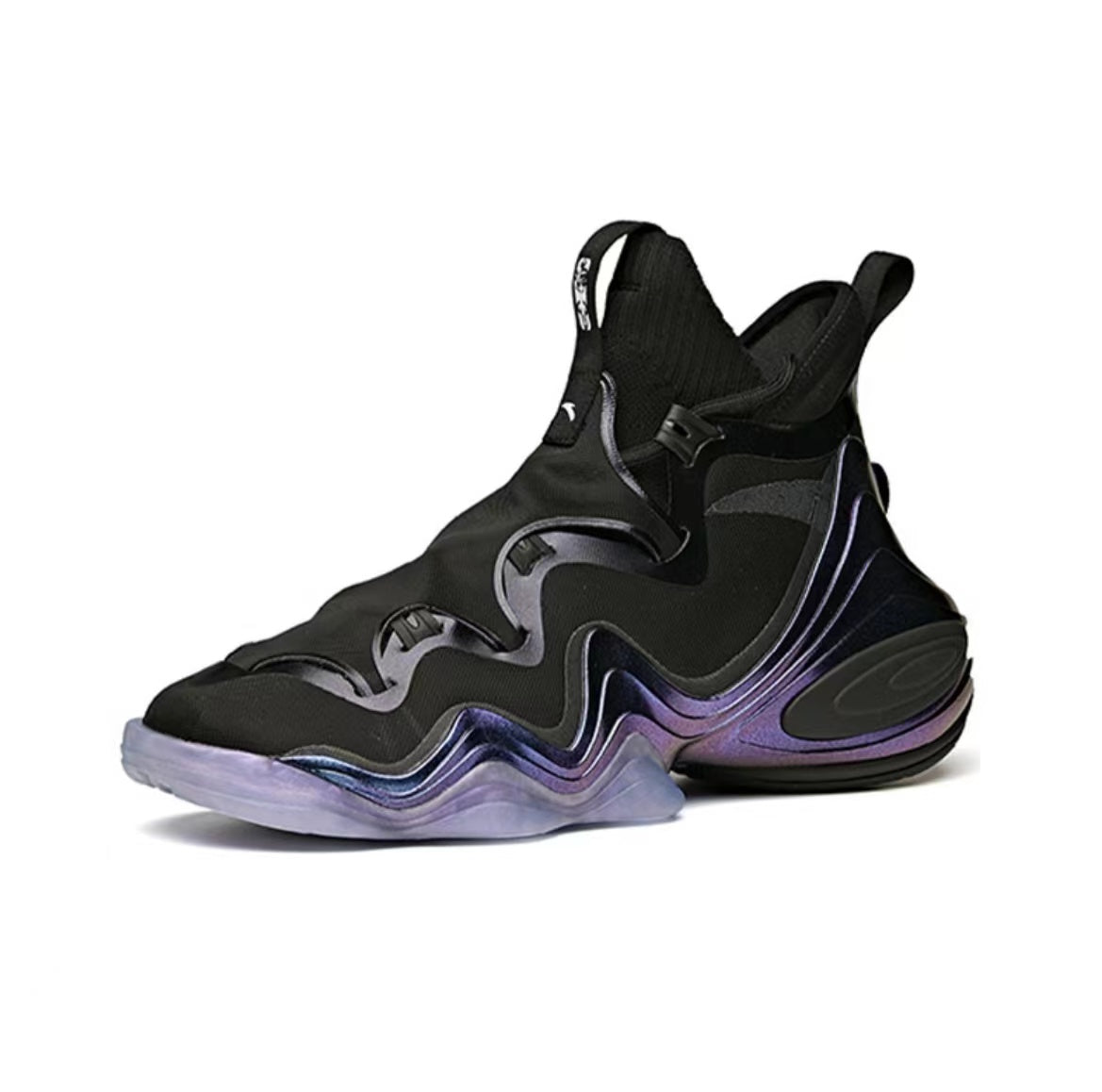 Anta Star Peak Basketball Shoes Balck | OHL935107