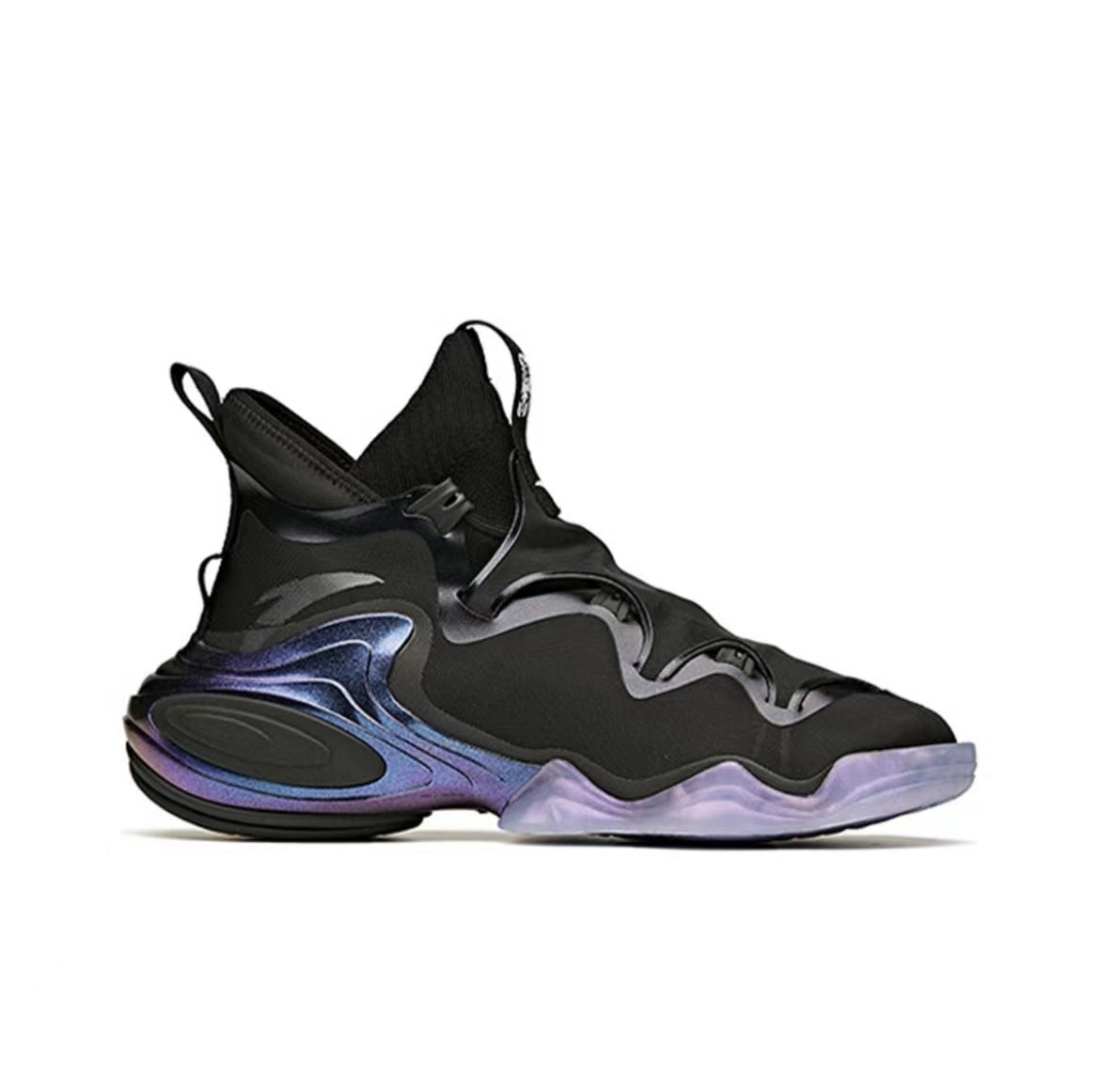 Anta Star Peak Basketball Shoes Balck | OHL935107