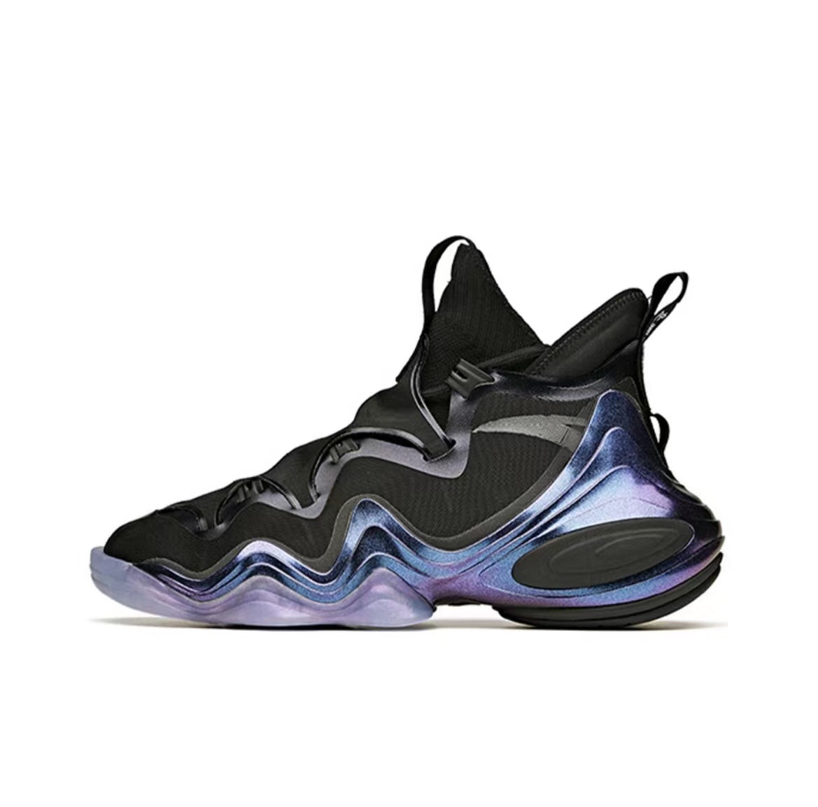 Anta Star Peak Basketball Shoes Balck | OHL935107