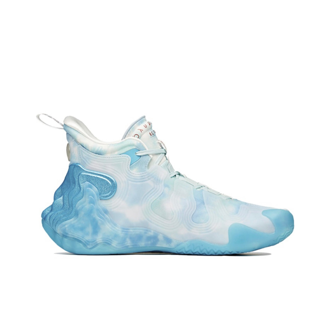 Anta Star Peak Glacier High Basketball Shoes Light Blue | PJB509817