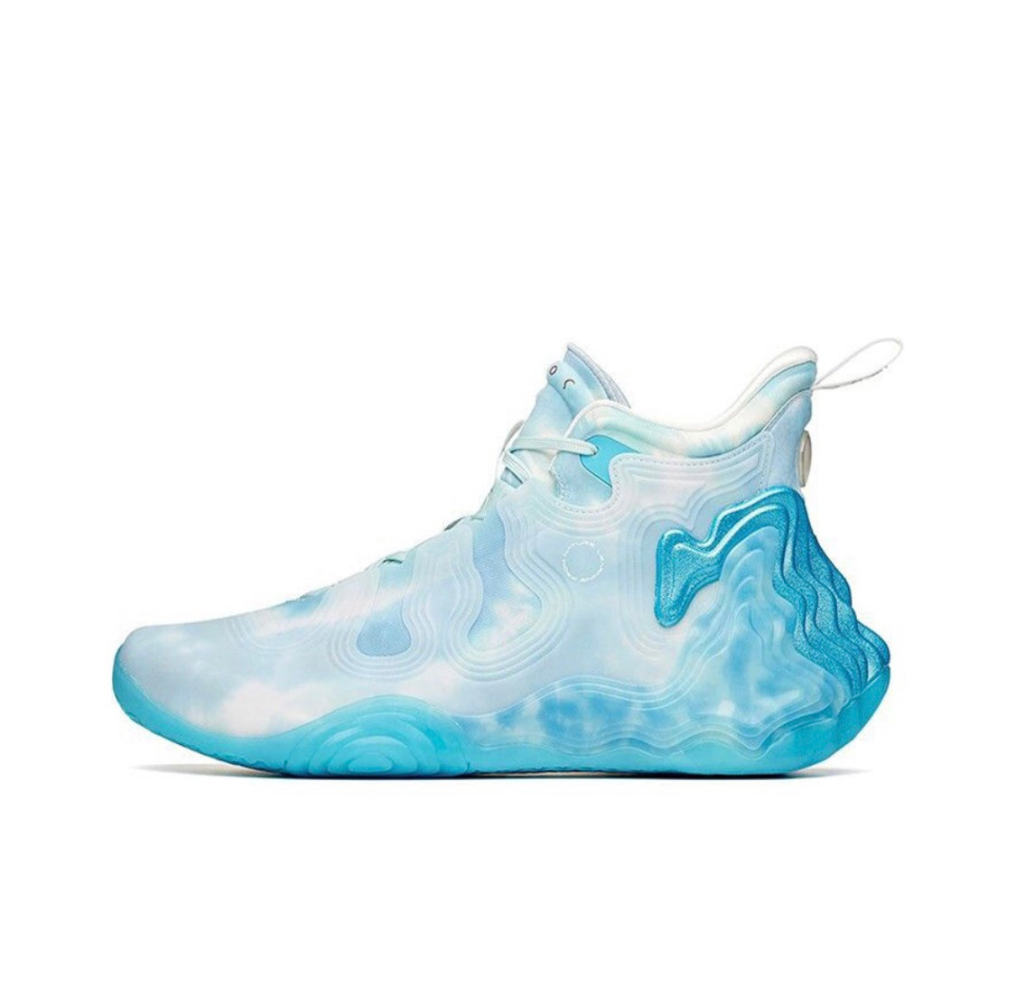 Anta Star Peak Glacier High Basketball Shoes Light Blue | PJB509817