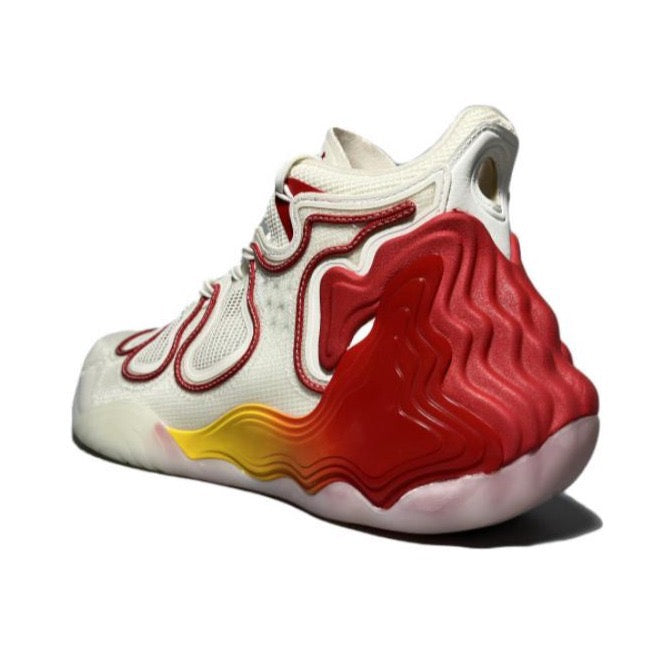 Anta Star Peak High Basketball Shoes White / Red | OBN806437