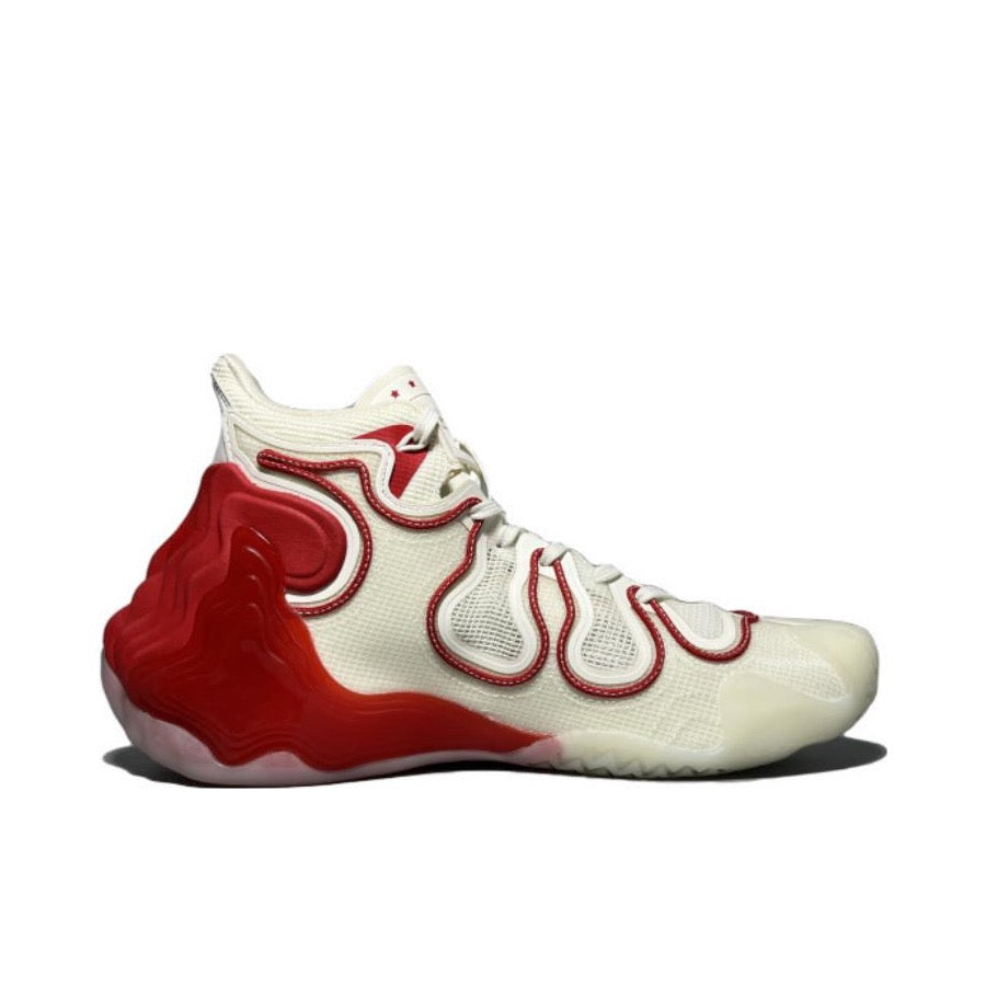 Anta Star Peak High Basketball Shoes White / Red | OBN806437