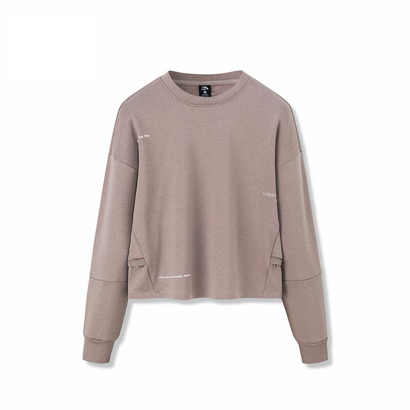 Anta Sweatshirts Grey Pink | XTU075629