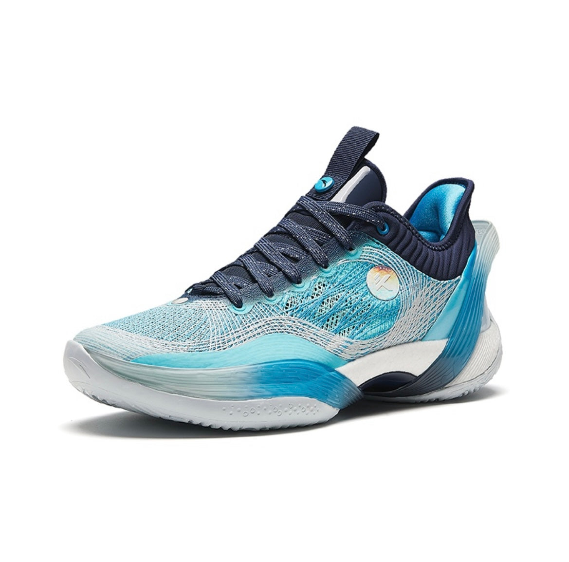 Anta Three-Point Rain Sneakers White / Blue | EMB649372