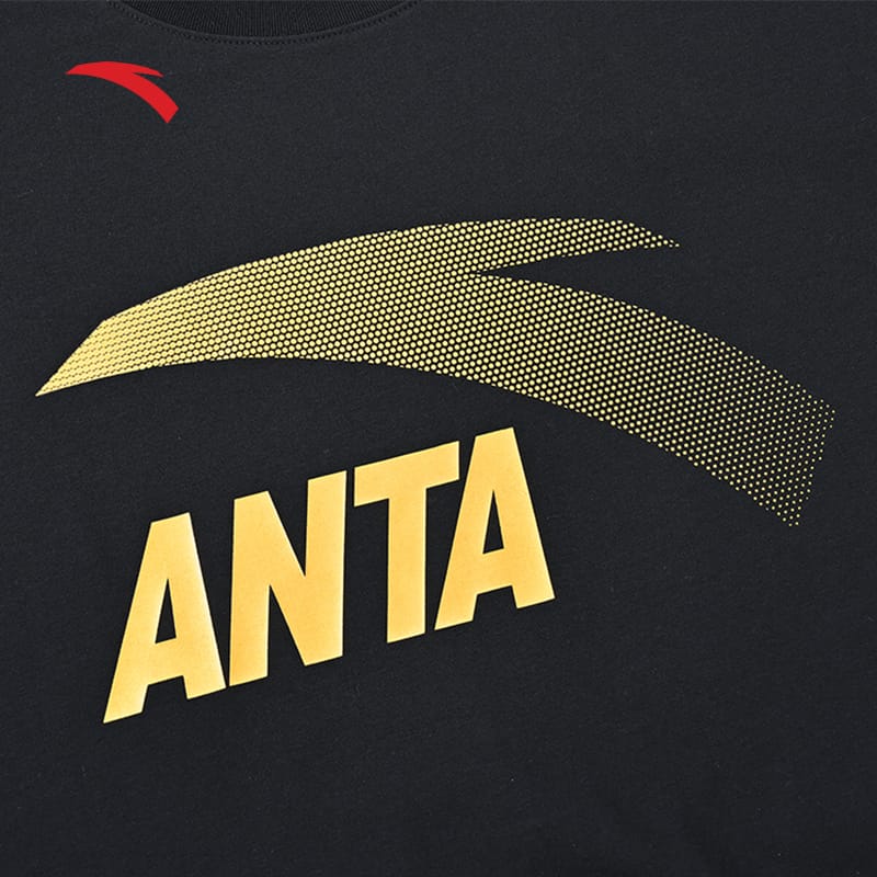 Anta T-shirt Black | DTW058123