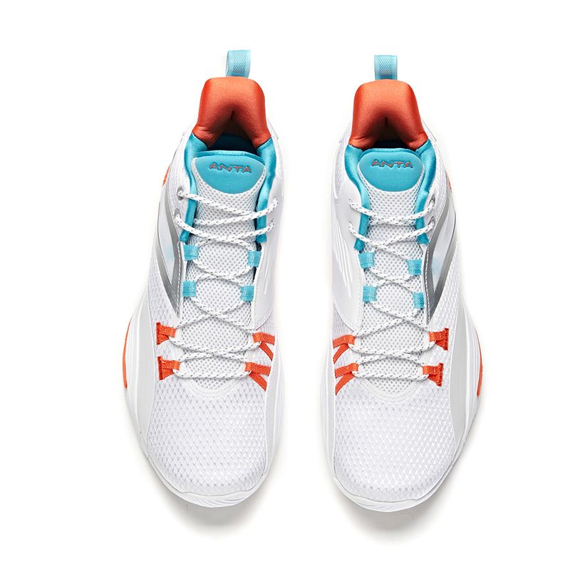 Anta UFO Celestial Body 3.0 Basketball Shoes White / Blue / Orange | BAN742189