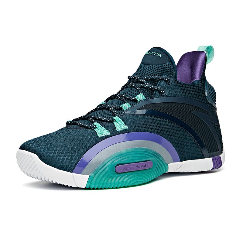 Anta UFO Celestial Body 3.0 Basketball Shoes Blue / Green / White | MYJ487935