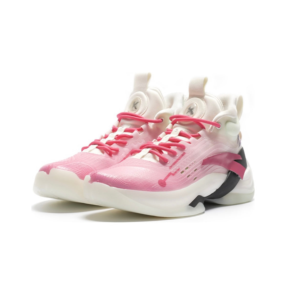 Anta Darren Zhou x Anta Klay Thompson Kt7 Panda Prank Basketball Shoes Pink / White | YFW871209