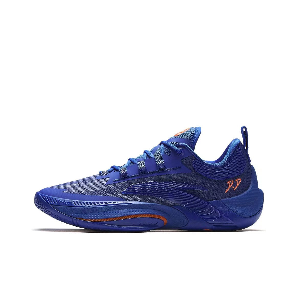 Anta Donte DiVincenzo x Anta Instant ZAP 1 - Mandarin Duck Basketball Shoes Blue / Orange | KMT831740