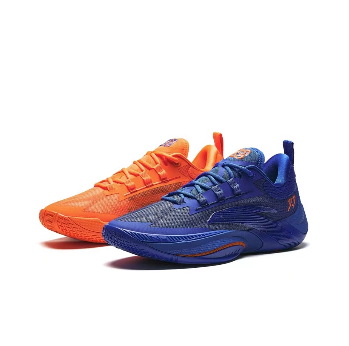 Anta Donte DiVincenzo x Anta Instant ZAP 1 - Mandarin Duck Basketball Shoes Blue / Orange | KMT831740