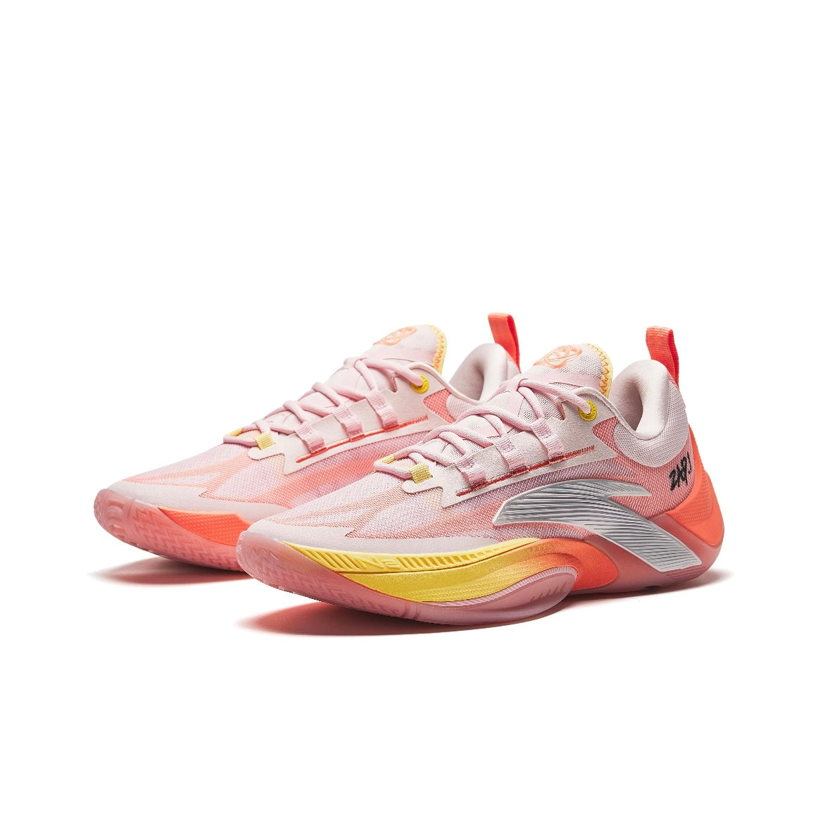 Anta Donte DiVincenzo x Anta Instant ZAP 1 - Peach Basketball Shoes White / Orange | IEA186524