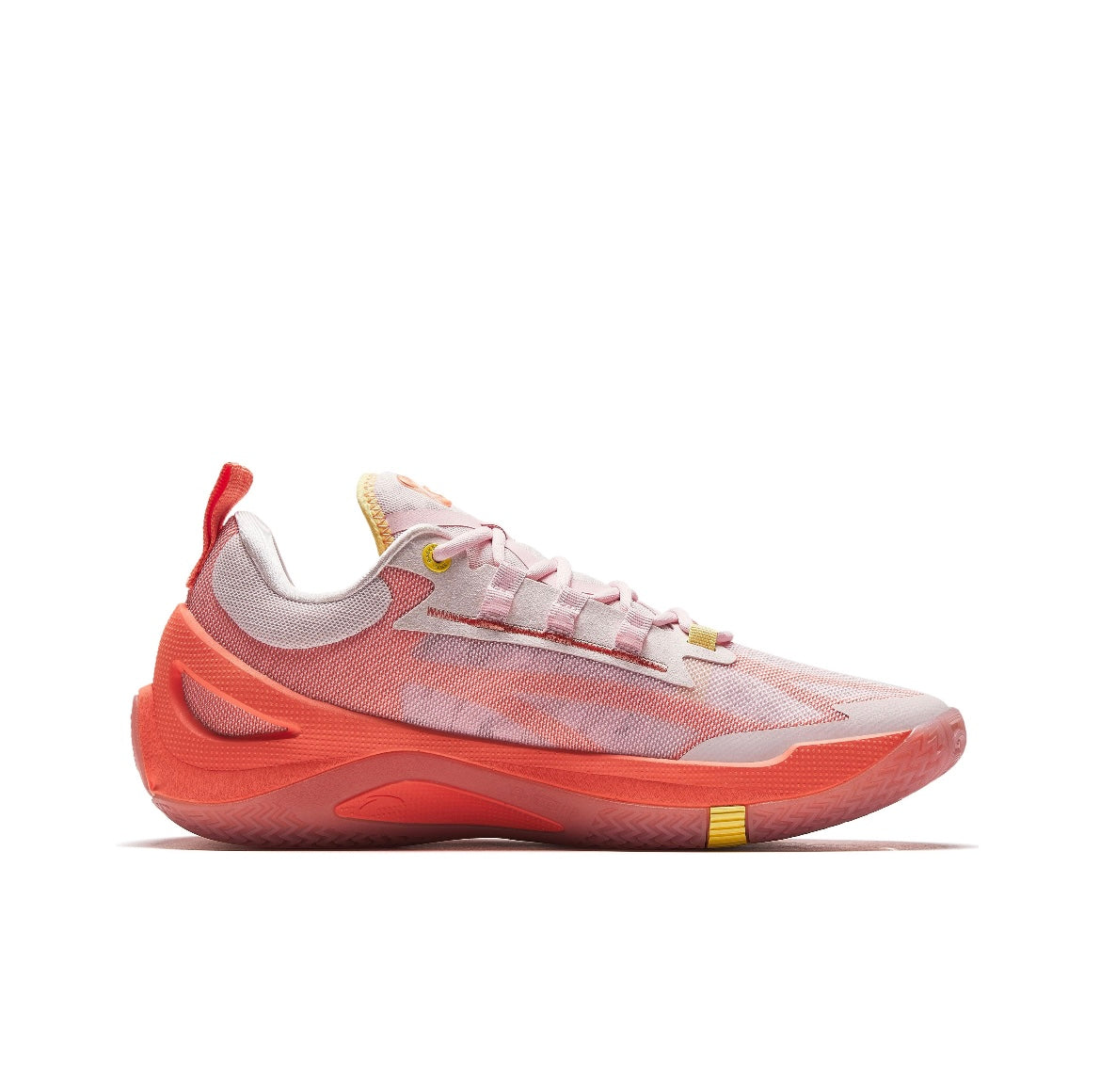 Anta Donte DiVincenzo x Anta Instant ZAP 1 - Peach Basketball Shoes White / Orange | IEA186524