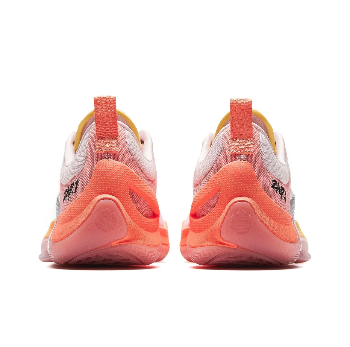 Anta Donte DiVincenzo x Anta Instant ZAP 1 - Peach Basketball Shoes White / Orange | IEA186524