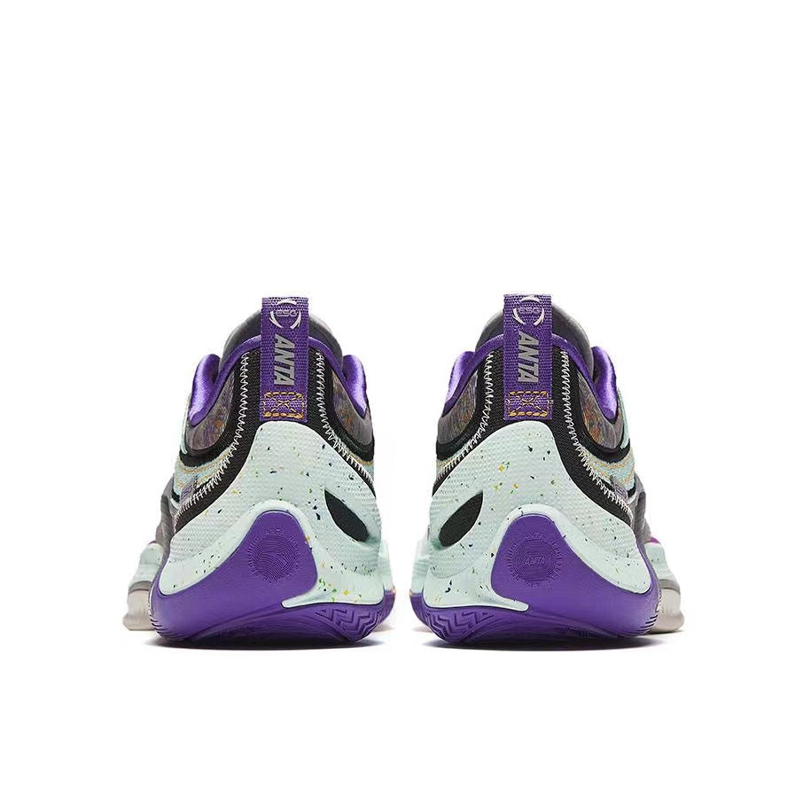 Anta Donte DiVincenzo x Anta Instant ZAP 1 ESG - Sleepless City Basketball Shoes Turquoise / Purple | MOX405397